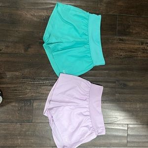 Abercrombie Kids (3 pairs) girls shorts size11/12 (black, lavender and teal)